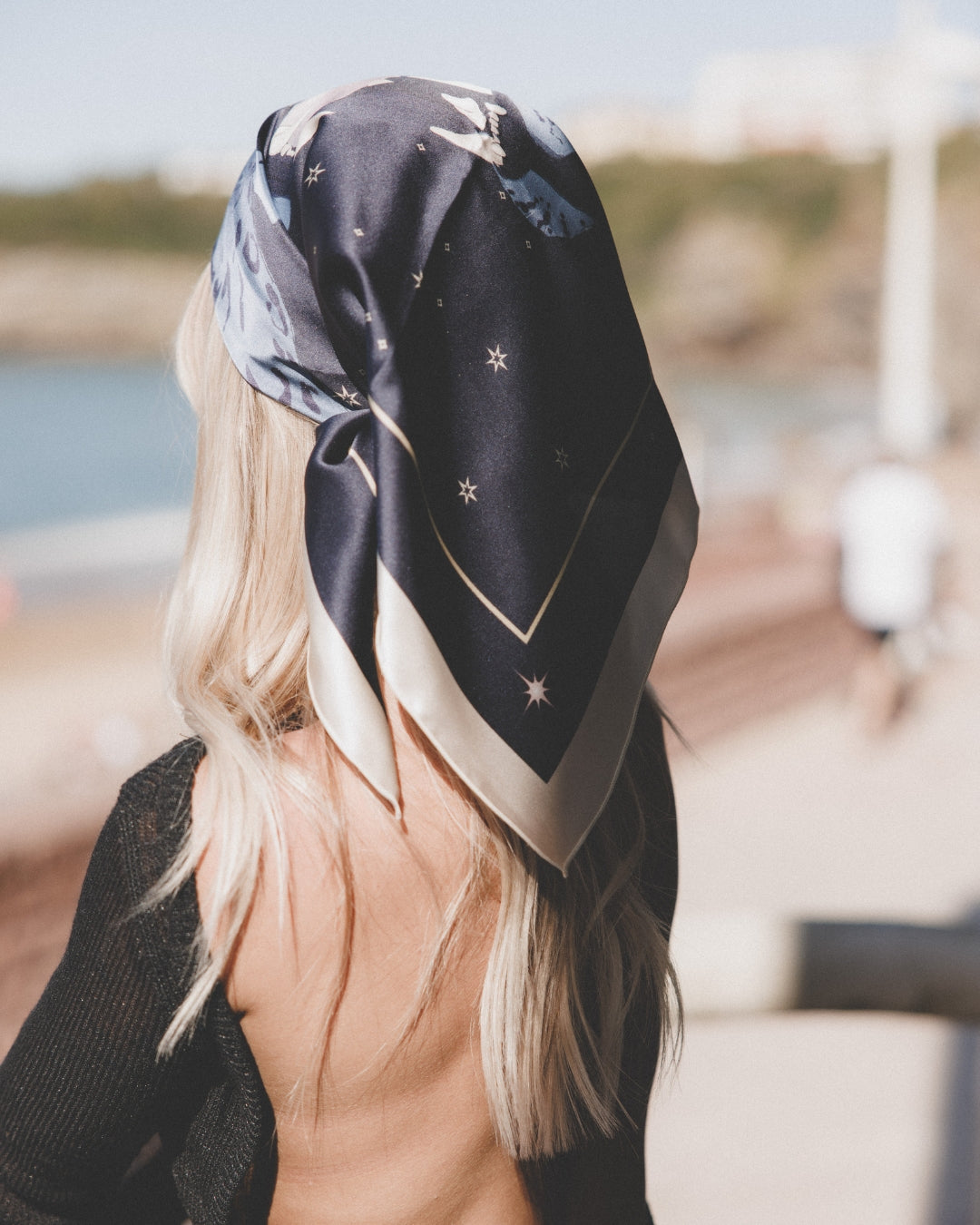 roar of the night - kaihana - foulard soie et coton