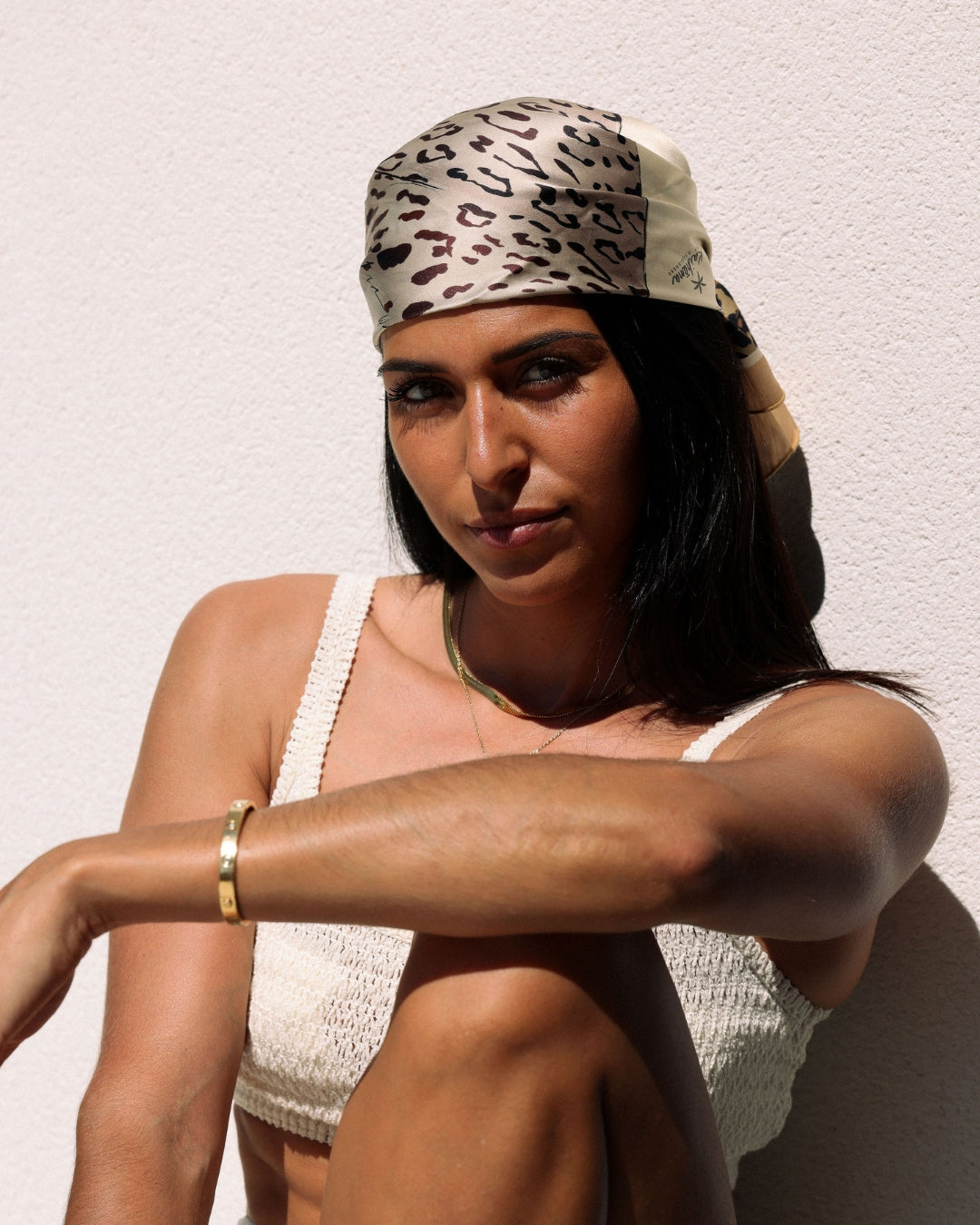 soleil sauvage - kaihana - foulard soie et coton