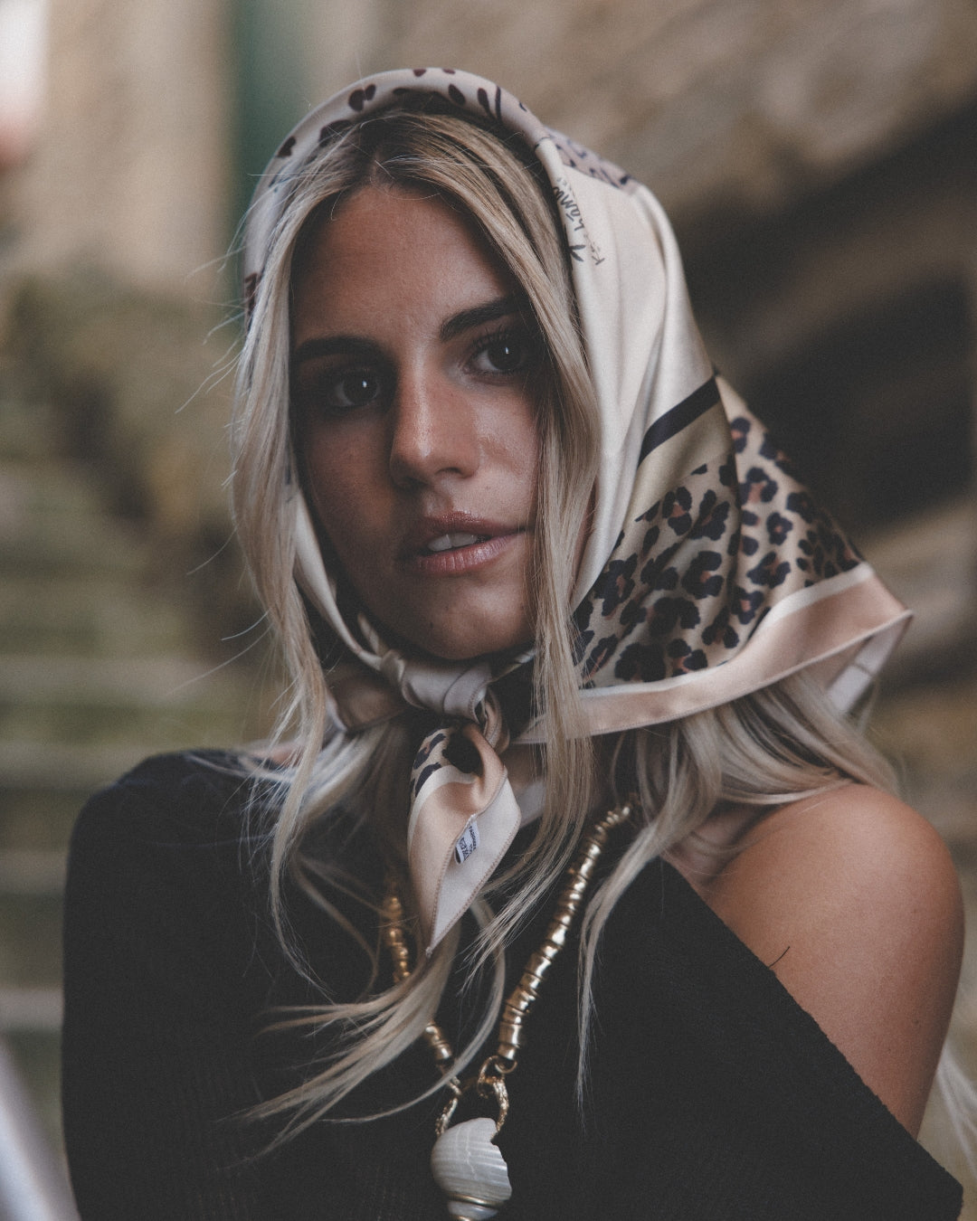 soleil sauvage - kaihana - foulard soie et coton