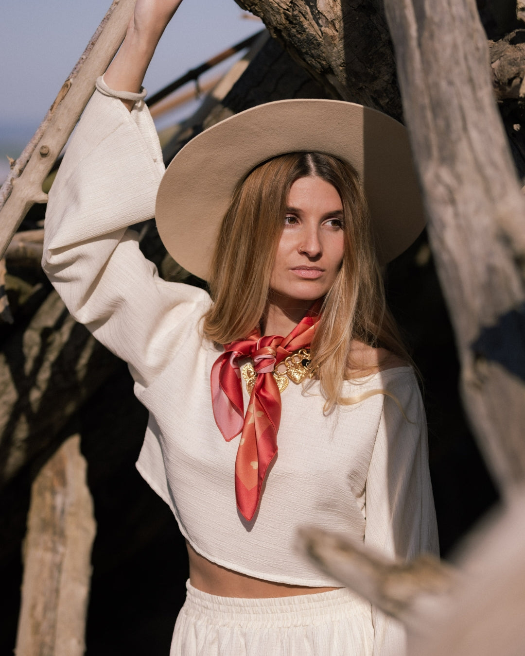 wild in love - kaihana - foulard soie et coton