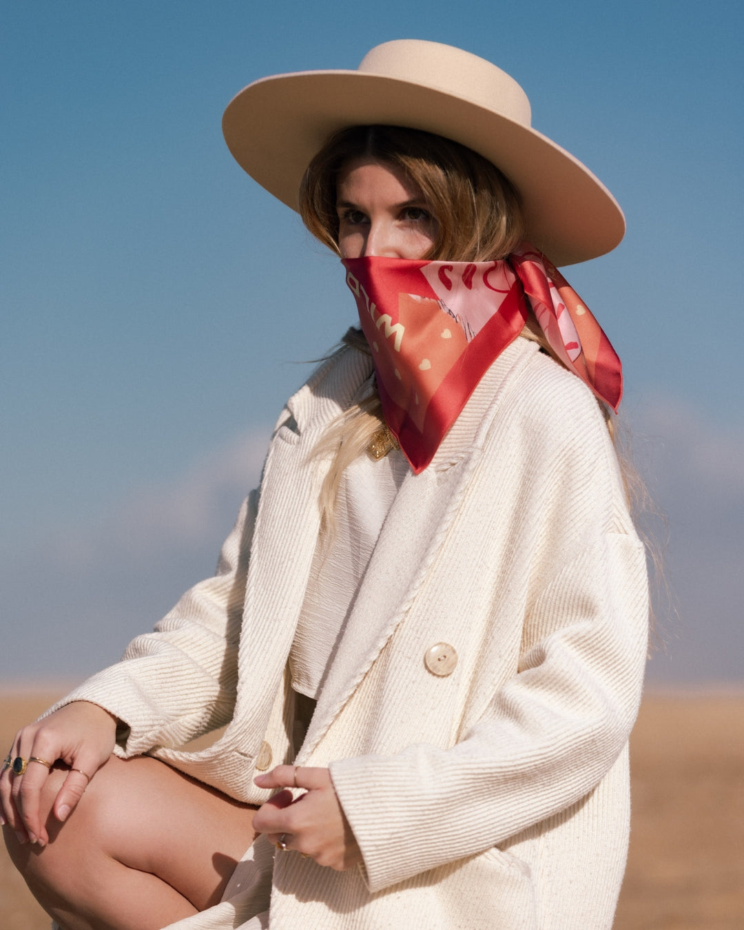 wild in love - kaihana - foulard soie et coton