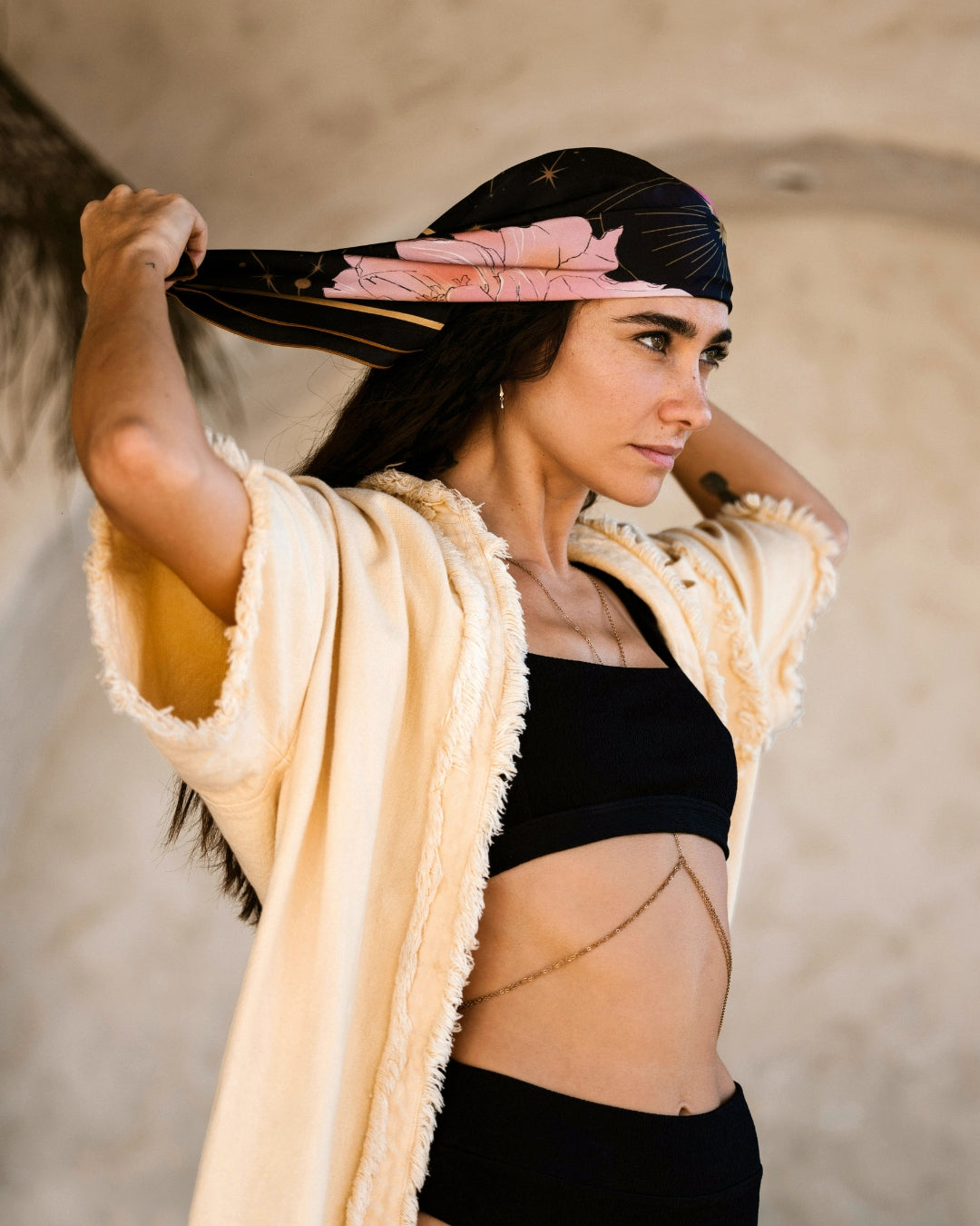 astro - kaihana - foulard soie et coton