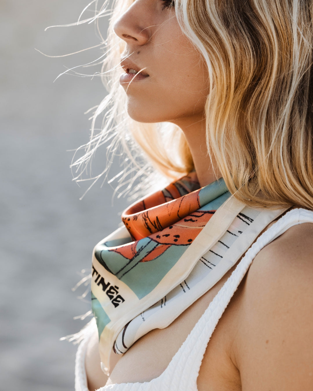 flamme d’ibis - kaihana - foulard soie