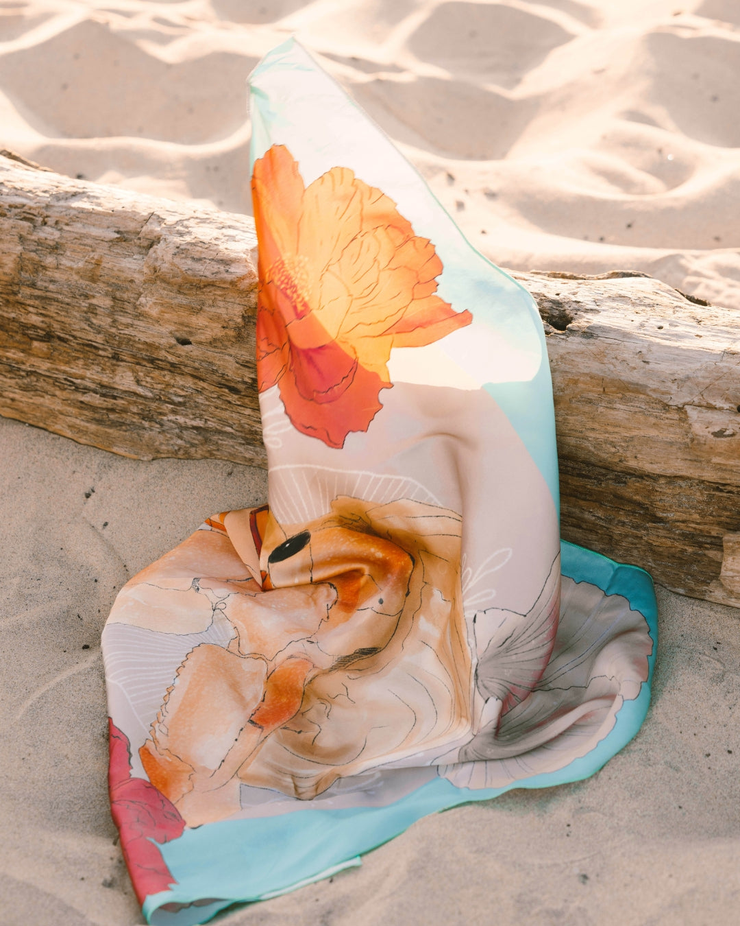 le petit bernard - kaihana - foulard soie